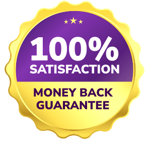 100% satisfaction — 60-day money-back guarantee