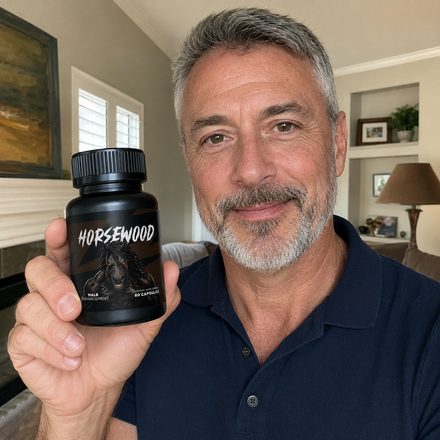 Horsewood customer holding his bottle