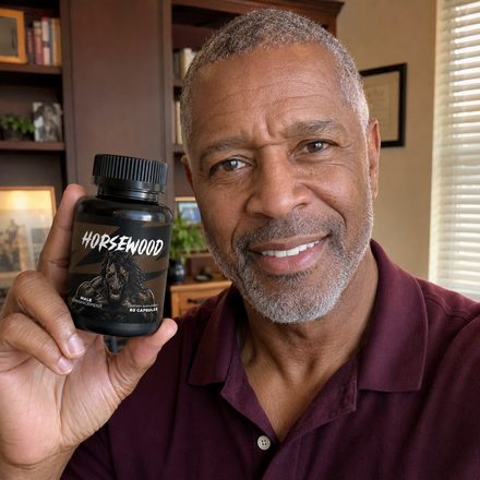 Horsewood customer holding his bottle