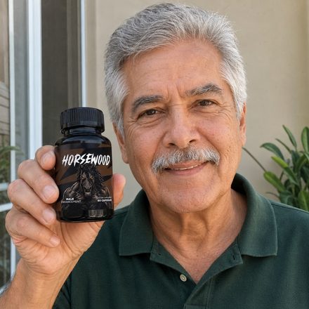 Horsewood customer holding his bottle