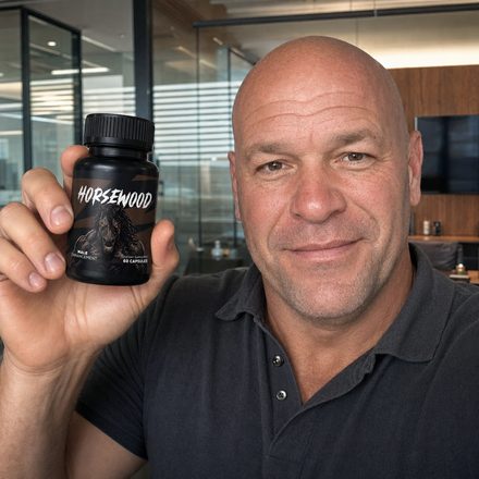 Horsewood customer holding his bottle