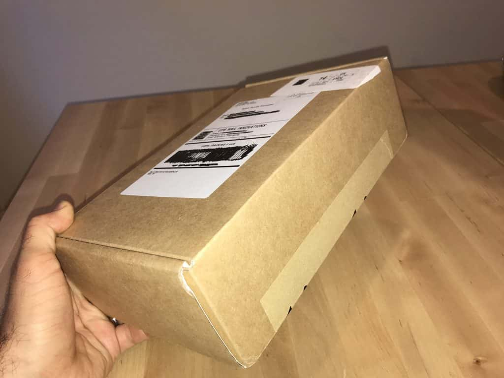 Plain unmarked Horsewood shipping box